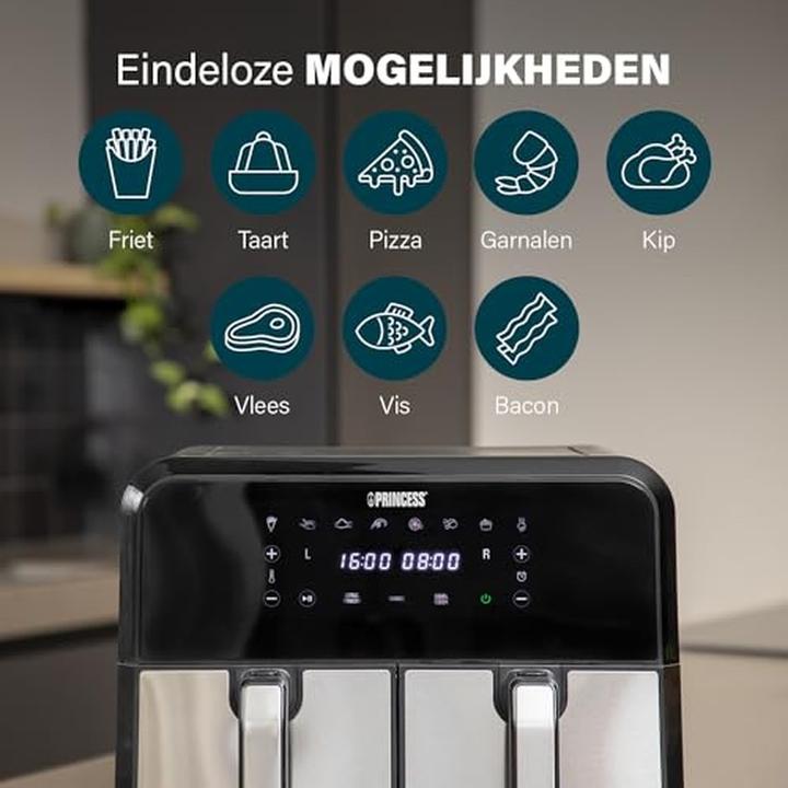 Produktbild Princess Double Basket Aerofryer Heissluftfritteuse