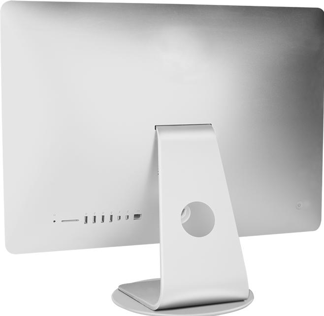 Produktbild LogiLink Drehbarer Monitorständer, Aluminium Tragkraft: 5 kg, 360 Grad Rotation für richtigen Blick