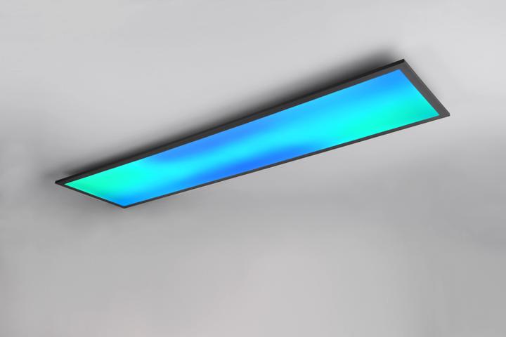 Actual product image Reality Beta LED ceiling light 31W dimmable black matt CCT adjustable light colour night light (3600 lm)