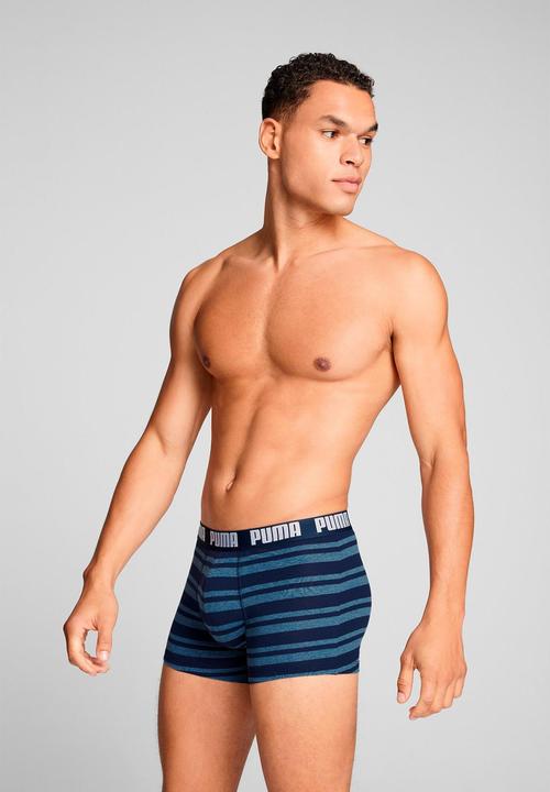 Actual product image Puma Herren-Boxershorts „Everyday Heritage Stripe“ im 2er-Pack (L, pack of 2)