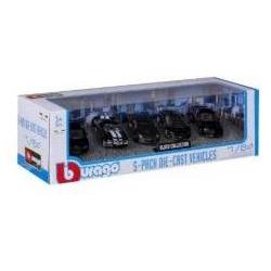 Bburago Fahrzeuge Schwarze Kollektion 5-teilig
