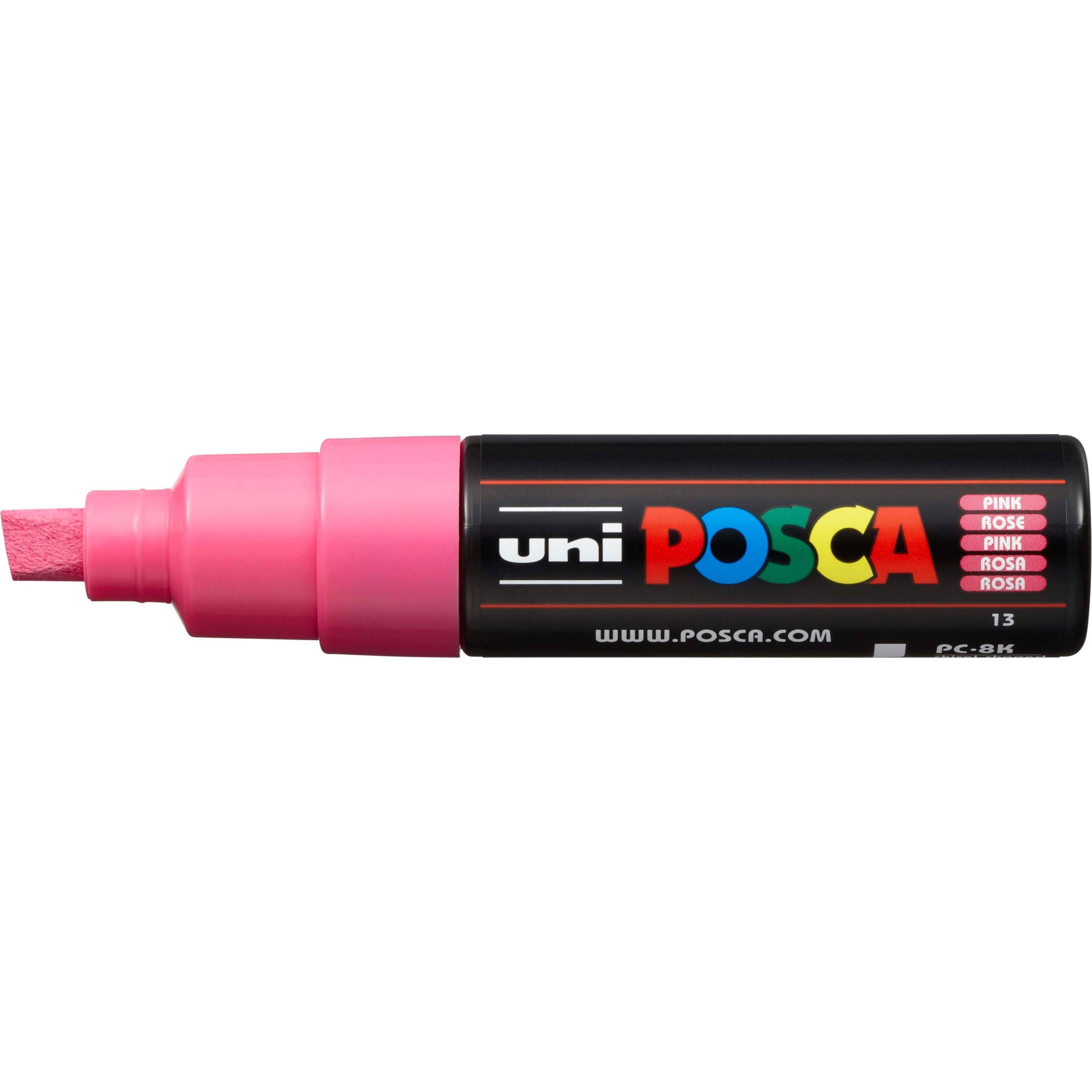 Thumbnail - Posca, Marker, Marker PC-8K Keilspitze (Rosa, 8 mm, 1 x)