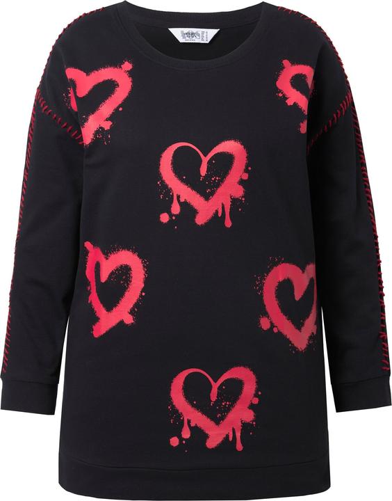 Produktbild Angel of Style Sweatshirt, Loose Fit, Neon Herzen (60)