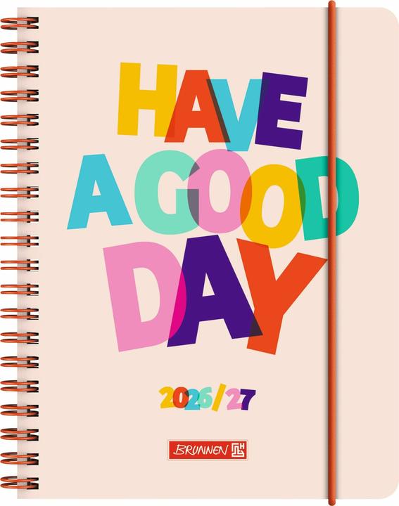 Actual product image Schülerkal.26/27Good Day.1071855057 (A6, 1 week / 2 pages)