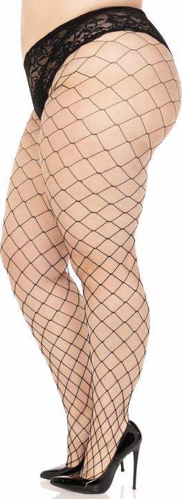 Produktbild Leg Avenue Grobmaschige Netzstrumpfhose schwarz (XL)