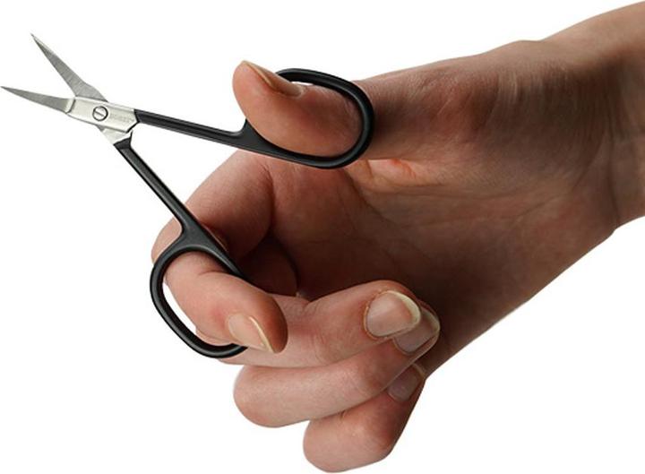 Image du produit Homey's Ciseaux à ongles noir, 9cm, courbés, boîte