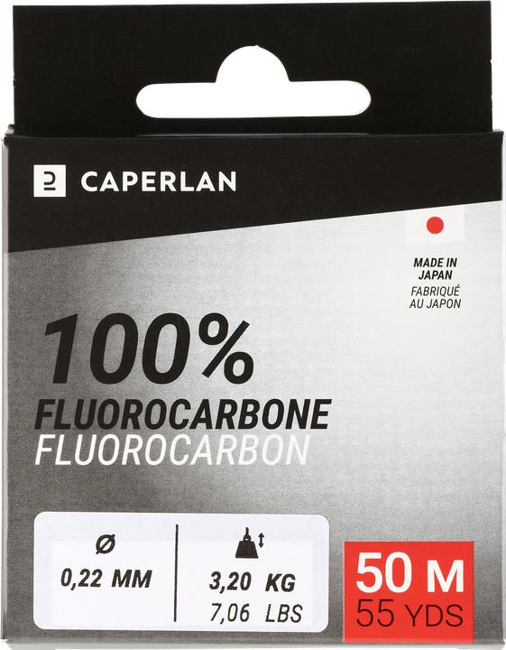 Produktbild Caperlan Fluorcarbon Angelschnur 50 m (0.28 mm)