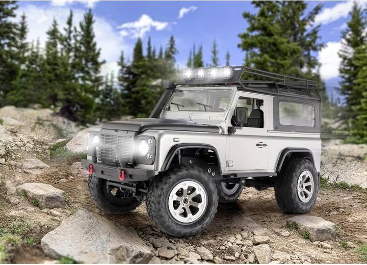 Actual product image Reely Silver Brushed 1:16 RC Beginner Model Car Electric Crawler Four Wheel Drive (4WD) RtR 2.4GHz I (RTR Ready-to-Run)