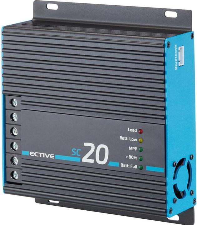 Image du produit Ective Régulateur de charge solaire MPPT SC20 240/480WP Régulateur solaire pour batteries 12V et 24V