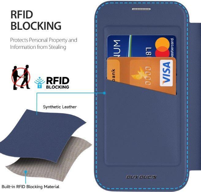 Actual product image Dux Ducis Skin X Pro Magnetic Stand leather case (Samsung Galaxy A15 5G)