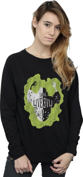 Actual product image Disney Womens/Ladies The Descendants Cruella Long Live Sweatshirt (XXL)