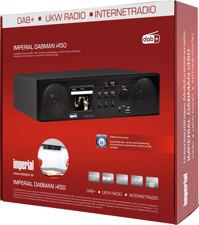Produktbild Imperial Dabman i450 (Internetradio, DAB+, UKW, FM, Bluetooth, WLAN)