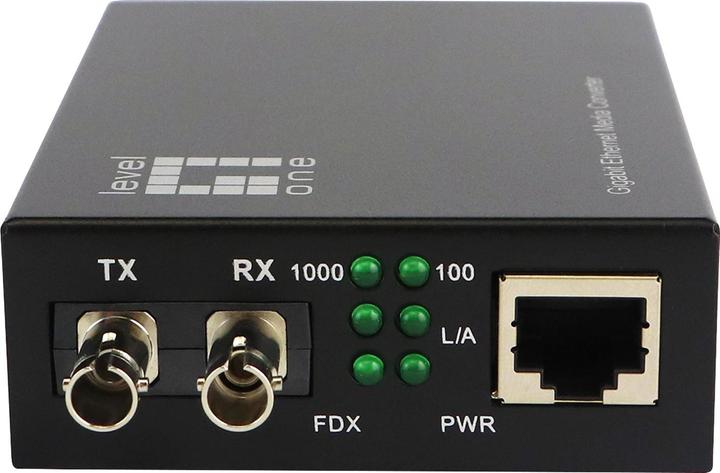 Produktbild LevelOne Konverter GVT-2003 10/100/1000T> IEEE 802.3x Flow