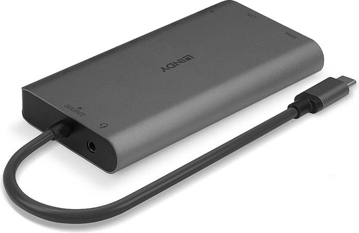 Produktbild Lindy DST-Mini XT (USB-C, 8 Ports)