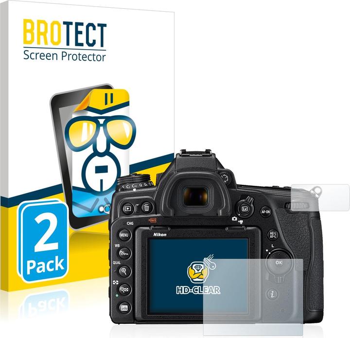 Brotect Pellicola Protettiva Per Fujifilm X-S20 (2 Pezzi) | Trasparente HD, Anti-impronta, Antigraffio | Made In Germany, Installazione Senza Bolle