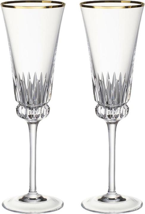 Produktbild Villeroy & Boch Sektkelch, Set 2tlg. Grand Royal Gold (12 cl, 2 Gläser, Sektgläser)