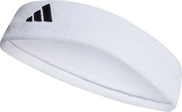 Actual product image adidas Unisex Headband Tennis Headband, White/Black, HT3908, OSFM