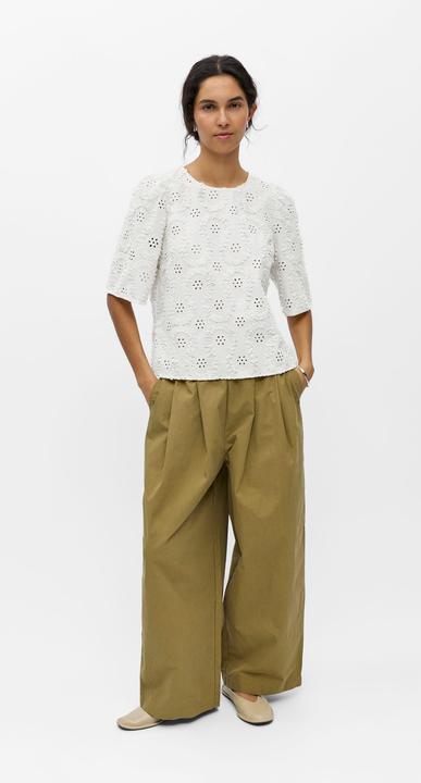 Produktbild Object Besticktes Oberteil mit Puffärmeln (38)