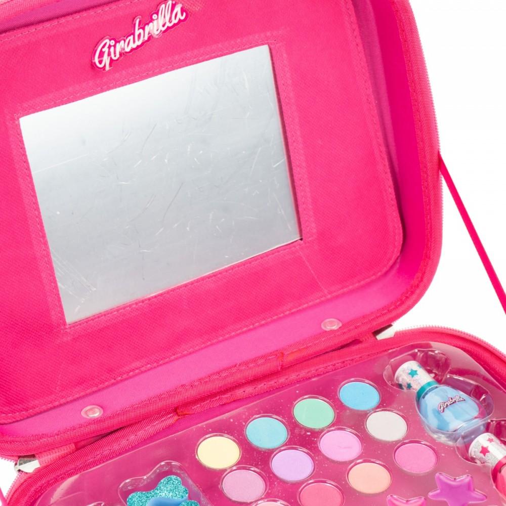 Thumbnail - Nice, Zubehör Make-up, Koffer Make Up Girabrilla rosa-silber