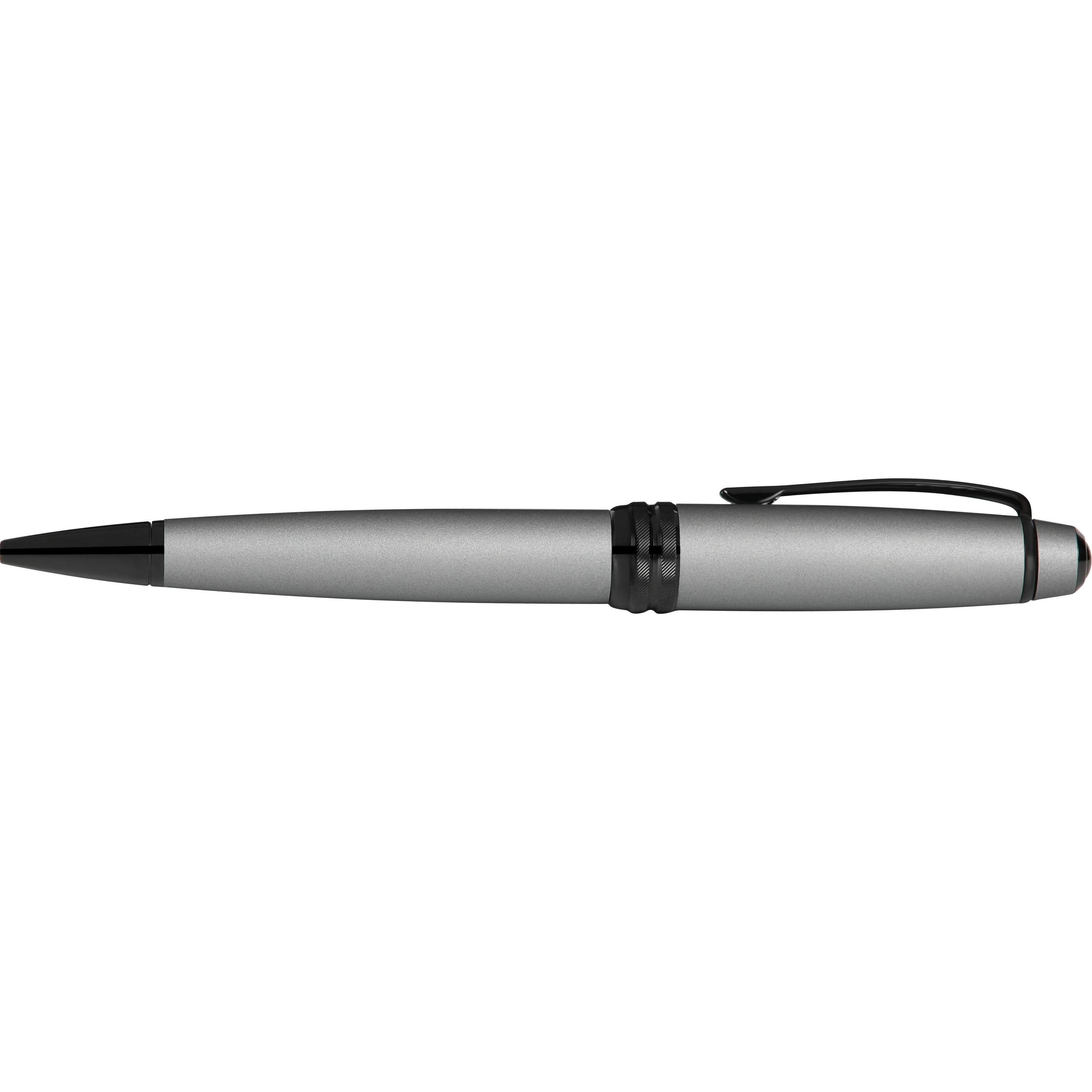 Cross, Schreibstifte, Kugelschreiber Bailey Mattgrau, schwarze PVD Beschläge (Mattgrau)