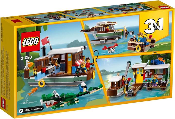 Immagine prodotto LEGO Creator 3in1 Riverside Houseboat (31093, LEGO Creator 3-in-1)