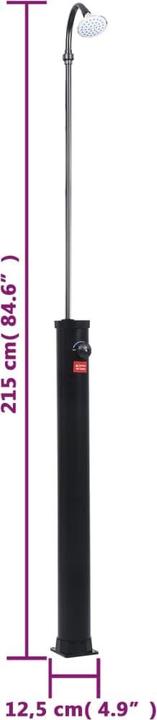 Produktbild vidaXL Solardusche
