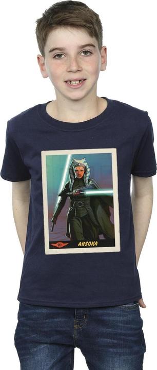 Actual product image Star Wars Boys The Mandalorian Ahsoka T-Shirt (128)