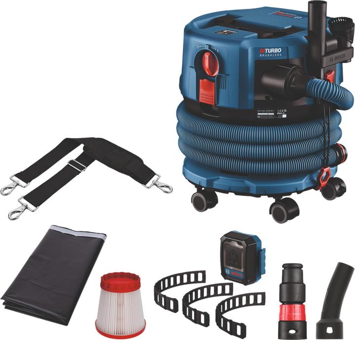 Actual product image Bosch Professional Bosch GAS 18V-12 MC Professional cordless hoover BITURBO Brushless + 2x ProCore battery 5.5 Ah + (Wet dry vacuum cleaner)