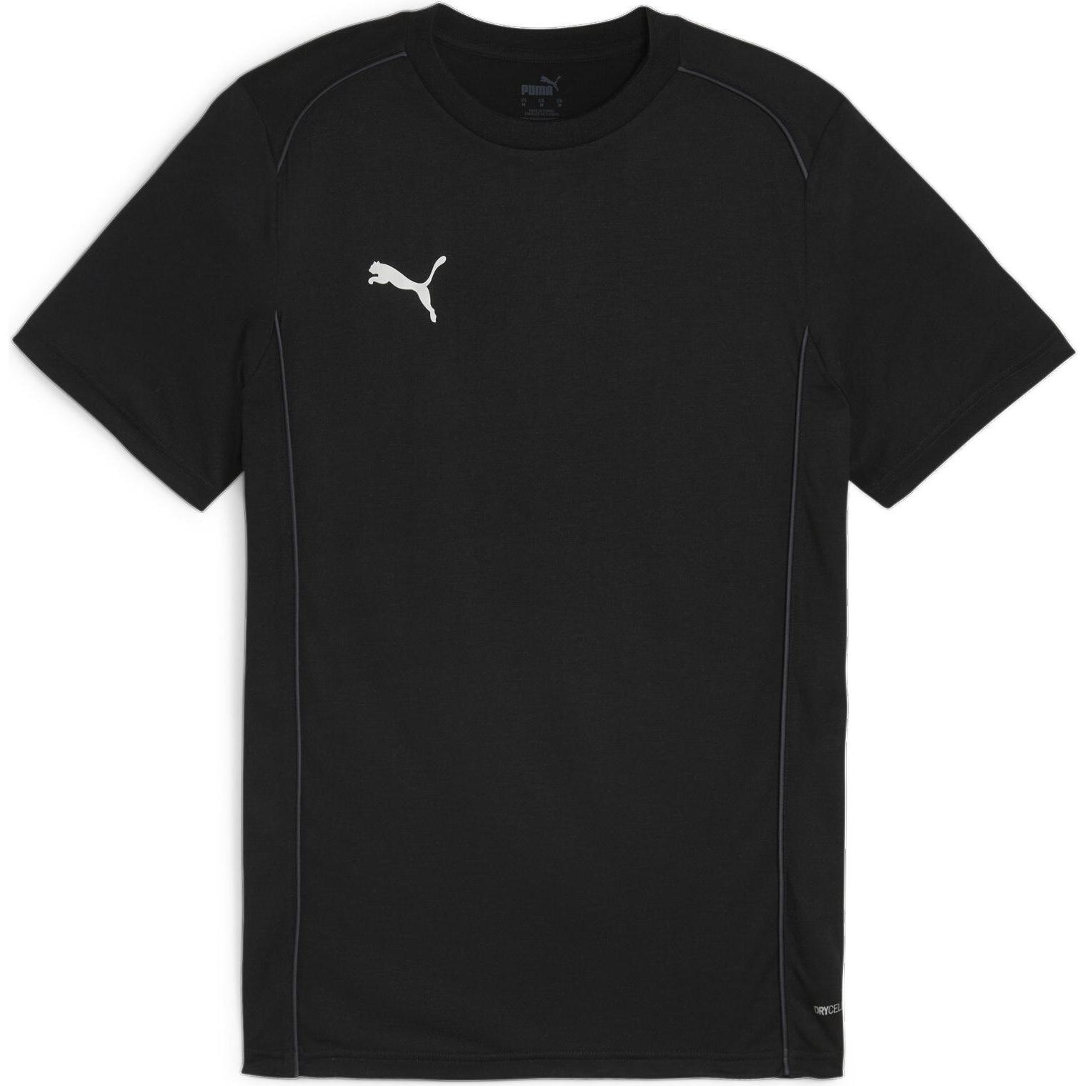 Puma, Herren, Sportshirt, teamFINAL Casuals Tee (L), Schwarz, L