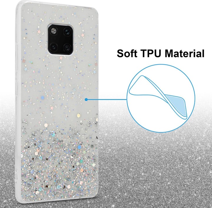 Actual product image Cadorabo TPU cover sparkling glitter (Mate 20 Pro)