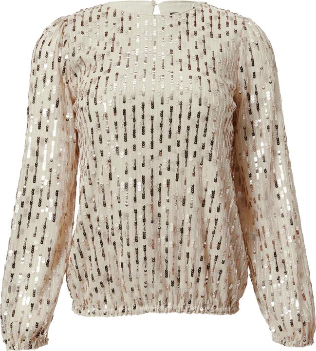 Actual product image Comma Bluse Pailletten-Bluse mit Rundhalsausschnitt (34)