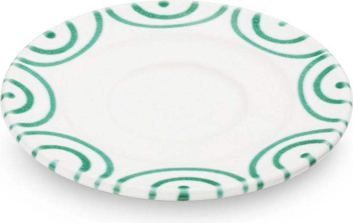 Produktbild Gmundner Keramik Grüngeflammt, Unterteller Kaffee Gourmet (Ø 16cm)