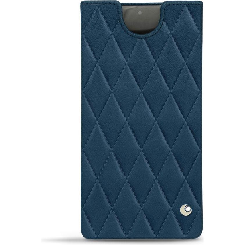 Noreve Lederschutzhülle (Samsung Galaxy Note 10+), Smartphone Hülle, Blau