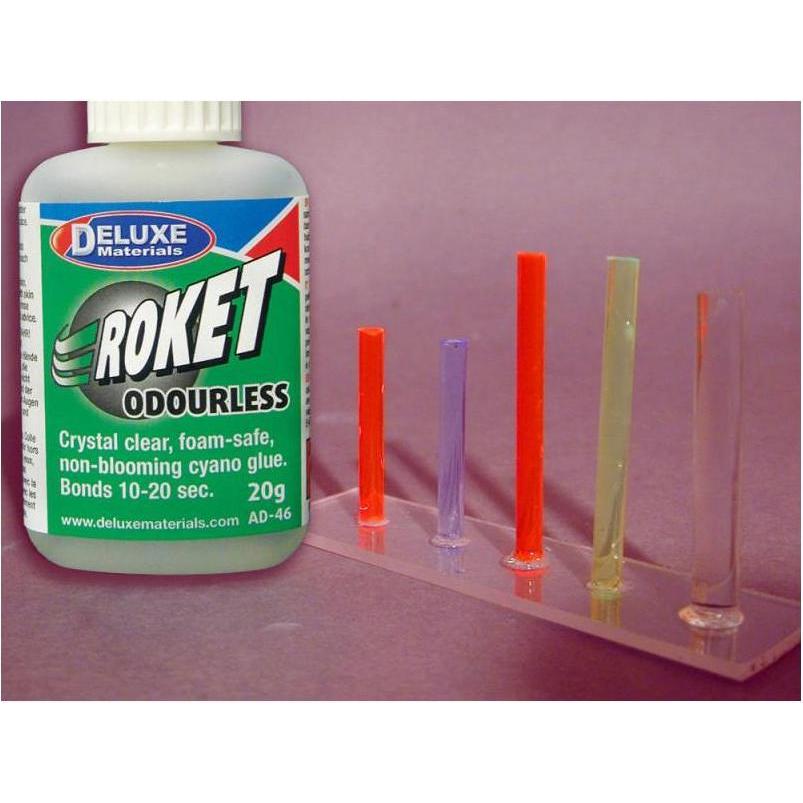 Thumbnail - Deluxe Materials, Klebstoff, Roket Odourless CA 20g (Styropor) (35 g, 1 ml)