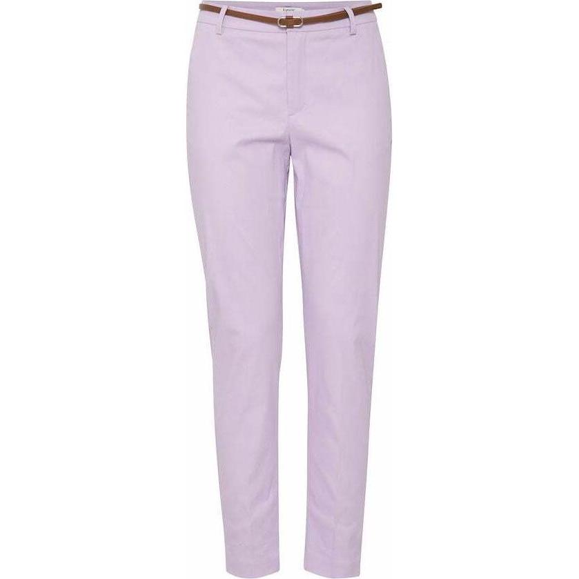 B.young, Damen, Hosen, zigarettenhose mit gürtel days2, Rosa, (40)