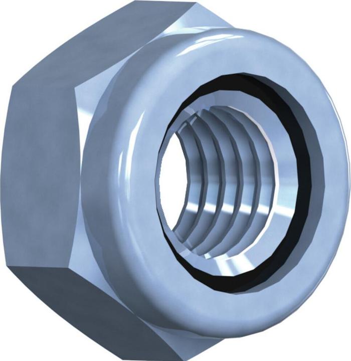 Reisser Lock nut, DIN 985, M 8, steel, galvanised, blue passivated, packed a 100 (M8)