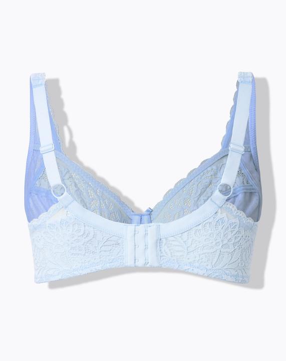 Produktbild Ulla Popken Bügel-BH, Blütenspitze, Vollspitze, Cup B - E (Einzelpack, 85 E)