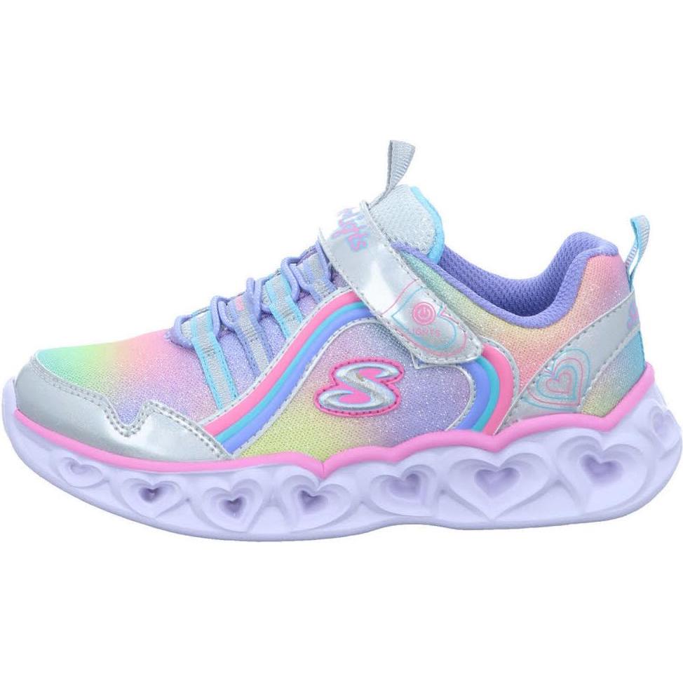 Thumbnail - Skechers, Mädchen, Sneaker, Sneaker HEART LIGHTS - RAINBOW LUX, Silber, (35)