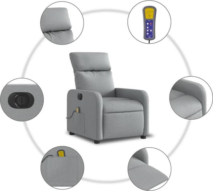 Produktbild vidaXL elektrischer Massagesessel