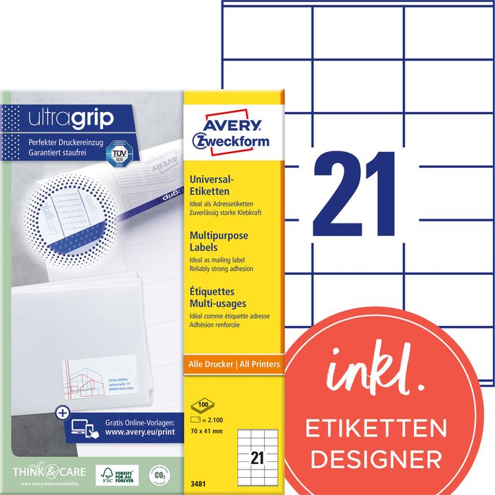 Avery Universal Labels