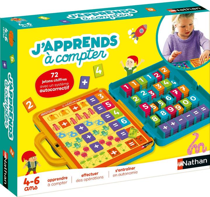 Actual product image Nathan J'apprends A compter (French)