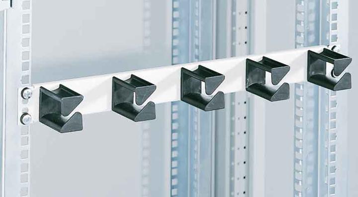 Image du produit Schäfer Shop 482,6 mm (19") Caches passe-câbles 1U, RAL 7035, emballés