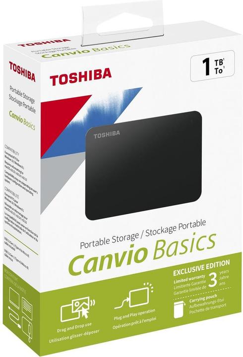 Actual product image Toshiba Canvio Basics Exclusive (1 TB)