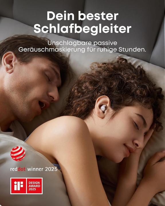 Produktbild soundcore Schlafkopfhörer Sleep A20 Earbuds mit Geräuschblockierung (Aktive Geräuschunterdrückung, 80 h, Kabellos)