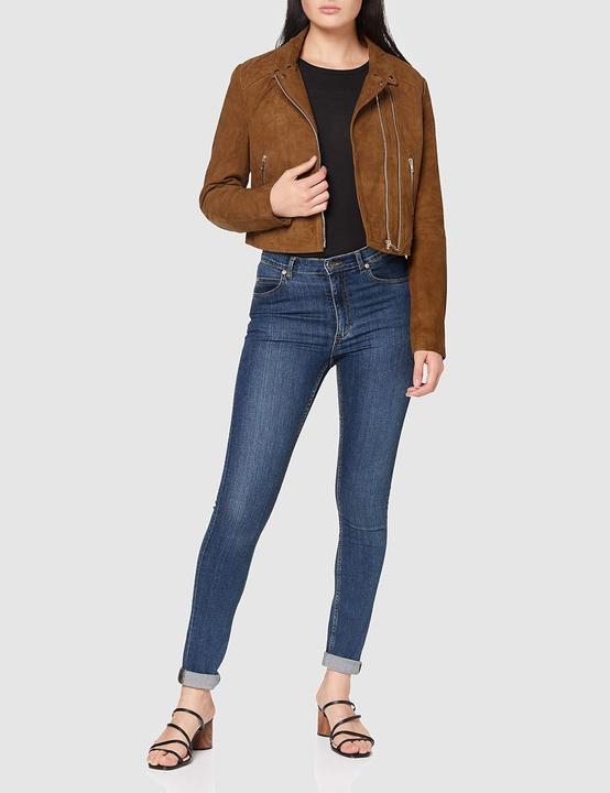 Actual product image Naf Naf Unlined Suede Blazer (32)