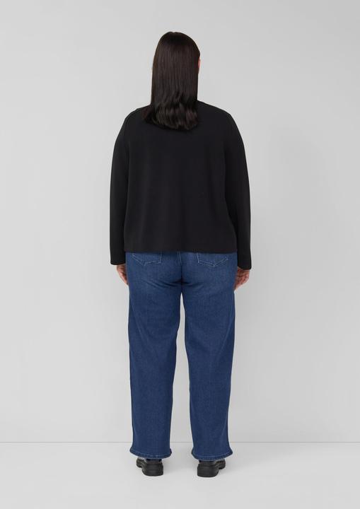 Produktbild s.Oliver Sweatshirt Jacke Scuba-Jacke im Relaxed Fit (46)