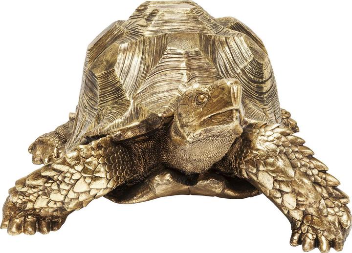 Actual product image Kare Design Deco figure Turtle Gold XL