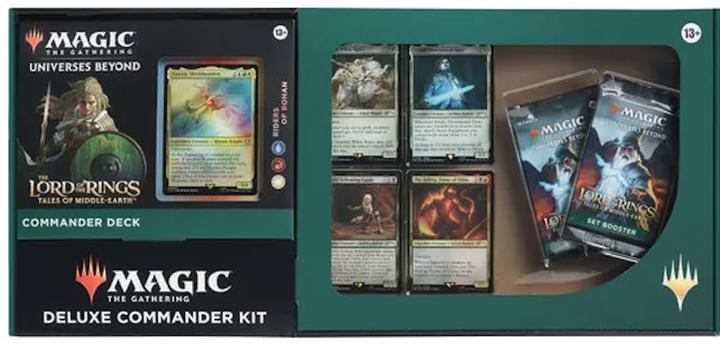 Wizards of the Coast The Lord of the Rings: Tales of Middle-earth Deluxe Commander Kit - Riders Of Rohan - MTG - EN (English, Bundle)