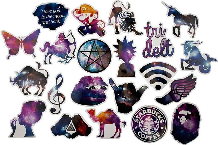 Actual product image JTI 36x Stickers - Galaxy