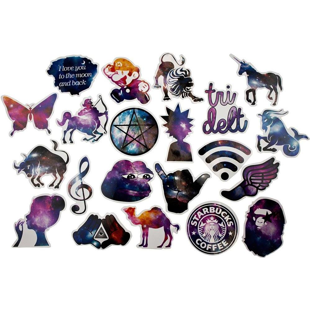 Thumbnail - JTI, Sticker, 36x Aufkleber - Galaxie
